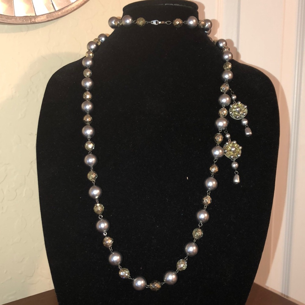 Necklace with matching earrings